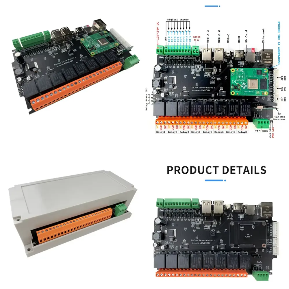 KinCony Raspberry Pi - Мини-се – обзор и цена Home Automation Raspberry Pi